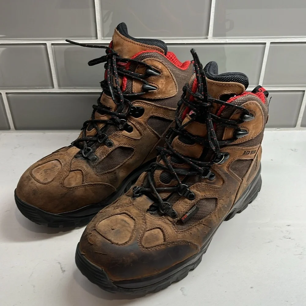 Red Wing 6674 Truhiker Hiking Boots WaterProof ‎ Aluminum Toe Men Size 9.5 D